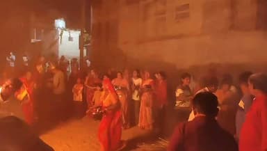 होलिका का हुआ दहन असत्य पर हुई सत्य की विजय #holi #special #live #viral #didwanajila #agani #dahan