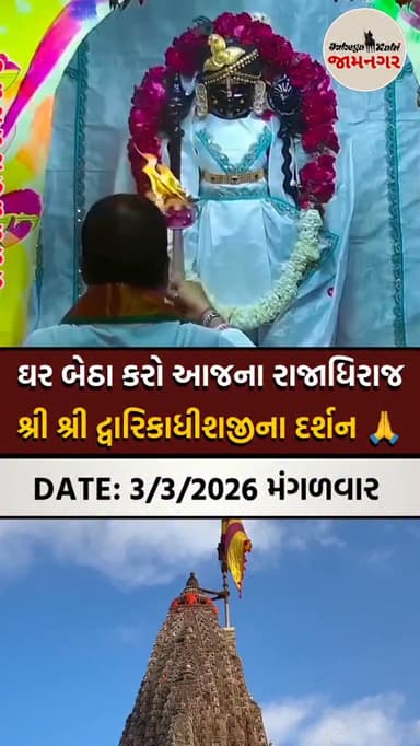 🙏 તારીખ: 3/3/2026 મંગળવાર
[ jamnagar, jamnagar city, jamnagar gujarat, jamnagar city news, jamnagar live, jamnagar upd...