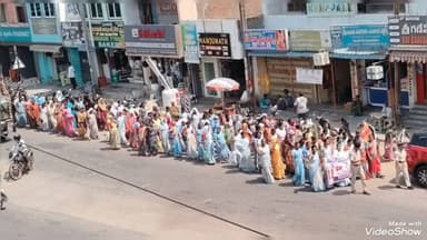 గజపతినగరం: గజపతినగరంలో సిఐటియు ఆధ్వర్యంలో అంగన్వాడీల నిరసన ర్యాలీ