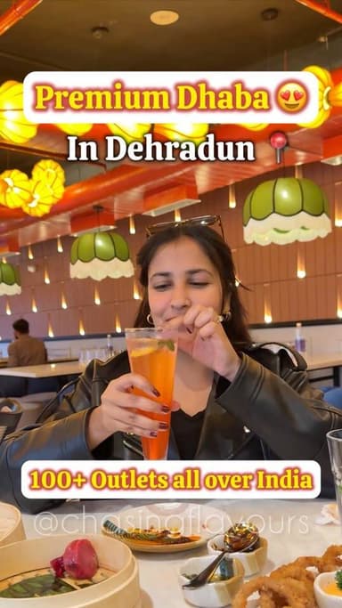 Not your usual Dehradun fine dine vibe🥰
Khadak Singh Da Dhaba's new outlet is aesthetic, spacious & serving new menu add...