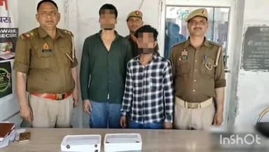 हाथरस: लोहट बाजार में फायरिंग करने वाले दो आरोपियों को पुलिस ने भूतेश्वर बम्बे के पास से 36 घंटे में गिरफ्तार किया, असलाह बरामद