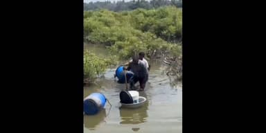 కృత్తివెన్ను: నాటు సారా స్థావరంపై పోలీసులు దాడి