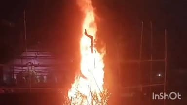 चन्द्रपुरा: चंद्रपुरा क्षेत्र में होलिका दहन किया गया, लोगों ने सुख-समृद्धि की कामना की