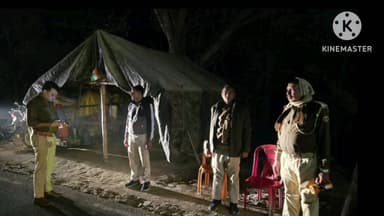 गुठनी: गुठनी थाना क्षेत्र के श्रीकरपुर चेकपोस्ट का एसपी ने किया औचक निरीक्षण