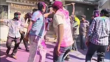 ધાનેરા: ધાનેરા વાસીઓએ ધૂળેટી પર્વની ઉજવણી કરી, પોલીસ પણ રંગે રંગાઈ.