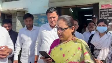 अमरावती: डिझेल व पेट्रोल साठी पैसे देत नाही आहे पेशंटचे हाल होत आहे ; माजी आमदार अँड यशोमती ठाकूर आक्रमक