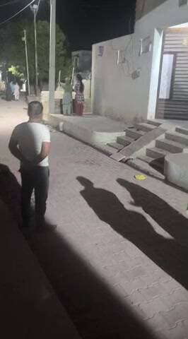 गाम ढालगढ़ी में कट्टा लहराता हुआ युवक