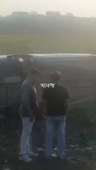 ત્રાપજ નજીક કાર અકસ્માત