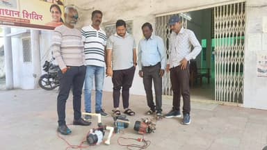 कोंडागांव: कोंडागांव नगर के डीएनके वार्ड में अवैध मोटर पंप के खिलाफ नगर पालिका ने की छापेमार कार्रवाई, चार घरों से पंप जब्त