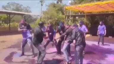 दंतेवाड़ा: किरन्दुल थाना परिसर में मनाया गया होली मिलन समारोह