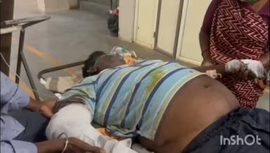 અમરેલીના ગાવડકા પુલ પાસે અકસ્માત: ટુ વહીલ-ફોરવીલ વચ્ચે અથડામણમાં બાઈક સવાર ઇજાગ્રસ્ત