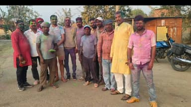 कान्हाचट्टी: कान्हाचट्टी में रंगों का त्योहार होली शांति और सौहार्द से मनाया गया