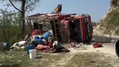 ऊना: पीरनिगाह में श्रद्धालुओं से भरा कैंटर पलटा, नौ घायल, चार की गंभीर हालत में पीजीआई चंडीगढ़ रेफर, चालक के खिलाफ मामला दर्ज