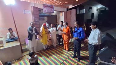 अलीराजपुर: शहर में रविदास समाज के सदस्यों की नर्मदा परिक्रमा पूर्ण, पुष्पहार व शाल से किया गया स्वागत