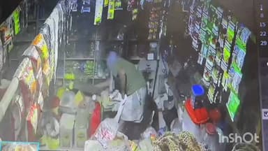 उधवा: मोहनपुर चौक: किराना दुकान में ताला तोड़कर चोरी, सीसीटीवी में कैद