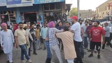श्रीकरणपुर में दो गुटों के बीच मारपीट, मौके पर लगी भीड़ से कुछ देर तक रहा ट्रैफिक जाम, पुलिस पहुंची