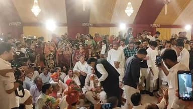 लाडनूं विधायक मुकेश भाकर की शादी में नेताओं का जमावड़ा #live #viral #mukeshbhakar #shadi #samaroh