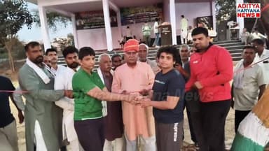 लड़कियों की 5100 रुपए की कुश्ती #बाबा गैबीराम मेला गुवानी