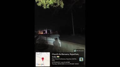 चौथ का बरवाड़ा: चौथ का बरवाड़ा क्षेत्र में रात के अंधेरे में अवैध बजरी खनन चल रहा है