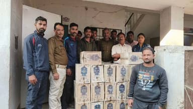 महनार: महनार में दो स्थानों पर छापेमारी, 183 लीटर विदेशी शराब के साथ दो कारोबारी गिरफ्तार