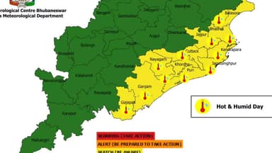 ପାରଳାଖେମୁଣ୍ଡି: ଜିଲ୍ଲାରେ ଆସନ୍ତାକାଲି ପ୍ରବଳ ତାପମାତ୍ର କୁ ଦୃଷ୍ଟିରେ ରଖି ଜିଲ୍ଲାକୁ ୟେଲୋ ୱାର୍ଣିଁ ଜାରୀ