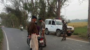 भगवानपुर: नौला गढ़ में सघन वाहन जांच अभियान चलाया गया, हड़कंप मचा