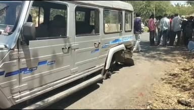 आबापुरा: आंबापुरा थाना क्षेत्र के नापला गांव में बड़ा हादसा टला, चलती क्रूजर का पहिया निकला, दो-तीन लोग घायल