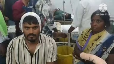 పొబ్బర్లపల్లి లో పొలం హద్దుల కోసం రెండు కుటుంబాల మధ్య ఘర్షణ తల్లి,కొడుకు తీవ్ర గాయాలు