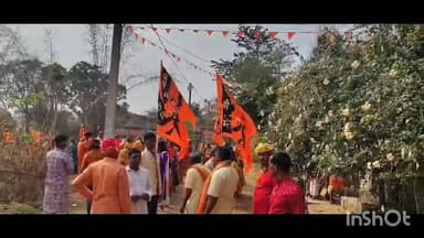 दुलमी: प्रियातु में श्री श्री 1008 हनुमंत प्राण प्रतिष्ठा महायज्ञ के लिए झंडा रोपण कार्यक्रम संपन्न