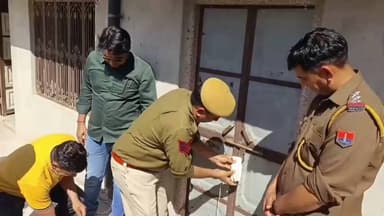 नागौर: विस्फोटक के साथ गिरफ्तार सुलेमान पर बड़ा एक्शन, 25 बीघा से हटाया अतिक्रमण, मकान भी किया सीज