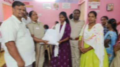 உளுந்தூர்பேட்டை: உளுந்தூர்பேட்டை அனைத்து மகளிர் காவல் நிலையத்தில் பாலியல் வழக்கில் பாதிக்கப்பட்டவர்களுக்கு நிவாரணம் வழங்கிய காவல் ஆய்வாளர்