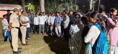 ಹುಬ್ಬಳ್ಳಿ ನಗರ: ಹುಬ್ಬಳ್ಳಿ ಉಪನಗರ ಪೊಲೀಸ್ ಠಾಣೆಯಲ್ಲಿ ಬೀಟ್ ಮೀಟಿಂಗ್ ಸಭೆ ನಡೆಸಿದ ಪೊಲೀಸರು