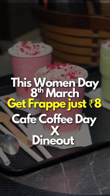 Sometimes the smallest moments deserve a sweet celebration. ☕✨
This Women’s Day, Café Coffee Day has something special ...