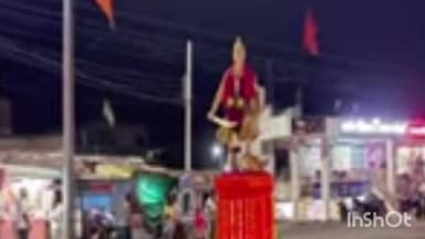 वाशी: तालुक्यातील वाशी येथे विनापरवाना बसवला छत्रपती संभाजी महाराजांचा पुतळा चौघांचा विरुद्ध गुन्हे दाखल