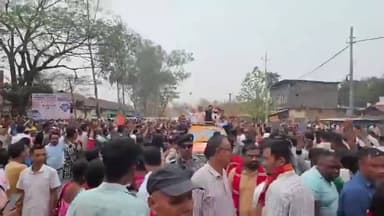 সৰুপথাৰ: আজি জন আশীৰ্বাদ যাত্ৰাৰ ষষ্ঠ দিন, সৰুপথাৰ সমষ্টিৰ বৰপথাৰৰ পৰা মুখ্যমন্ত্ৰীৰ জন আশীৰ্বাদ যাত্ৰা