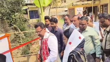 নগাঁও: জুৰীয়াত ২.৪২ কোটি টকীয়া হাস্পতাল ভৱনৰ আধাৰশিলা স্থাপন বিধায়ক নুৰুল হুদাৰ