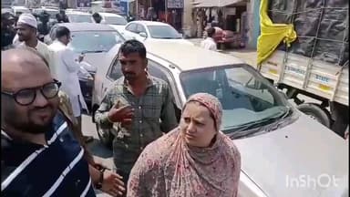 ಶಿವಮೊಗ್ಗ: ವಿದ್ಯಾನಗರದಲ್ಲಿ ಸರಣಿ ಅಪಘಾತ: ಟ್ರಾಫಿಕ್ ಜಾಮ್