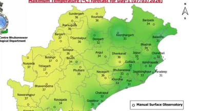 ବାରିପଦା ସଦର: ମୟୂରଭଞ୍ଜ ଜିଲ୍ଲାରେ ଆଗମୀ ୫ ଦିନରେ ତାପମାତ୍ରା ବୃଦ୍ଧି ପାଇ ୩୭ ଡିଗ୍ରୀ ରେ ପହଞ୍ଚିବା ନେଇ ପାଣିପାଗ ବିଭାଗ ପକ୍ଷରୁ ସୂଚନା