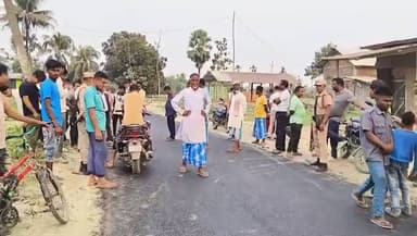 বিহপুৰীয়া: ইছলামপুৰত ইছলাপুৰ শালমাৰা গড়কাপ্তানী পথ পকীকৰণৰ নামত অনিয়মৰ অভিযোগ ৰাইজৰ