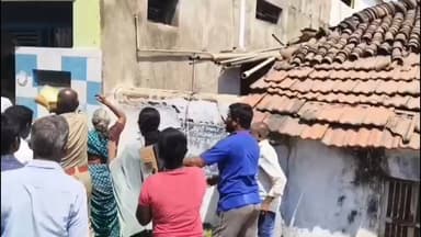 பாலக்கோடு: மாரண்டஅள்ளியில் ஆளும் கட்சியின் அழுத்ததால் மூதாட்டியின் வீட்டை இடிக்க சென்ற அதிகாரிகள் - மூதாட்டி தீக்குளிக்க முயன்றதால் பரபரப்பு