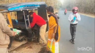 ନବରଙ୍ଗପୁର ପୋଲିସ ଷ୍ଟେସନ: ପାତ୍ରମୁଣ୍ଡା ନିକଟରେ ଭାରସାମ୍ୟ ହରେଇ ଗଛରେ ପିଟିଲା ଅଟୋ