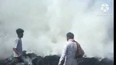 सुसनेर: खनोटा में किसान के खेत में आग लगने से 20 क्विंटल गेहूं की फसल जलकर राख, ग्रामीणों ने पाया काबू