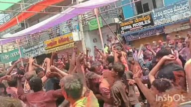 ಹಾನಗಲ್: ಪಟ್ಟಣದಲ್ಲಿ ಸಡಗರ ಸಂಭ್ರಮದಿಂದ ನಡೆದ ಹೋಳಿ ಹಬ್ಬದ ಆಚರಣೆ