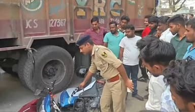 तारापुर: तारापुर में दर्दनाक सड़क हादसे में ट्रक ने बाइक को मारी टक्कर, महिला की मौत, पति गंभीर