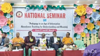 ସରକାରୀ ବି.ଏଡ୍. ପ୍ରଶିକ୍ଷଣ ମହାବିଦ୍ୟାଳୟ, କଳିଙ୍ଗାରେ ଜାତୀୟ ସମ୍ମିଳନୀ ଉଦଯାପିତ