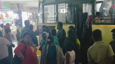 பழனி: பேருந்து நிலையத்தில் பேருந்தில் இருக்கை பிடிக்கும் விவகாரத்தில் பயணிகளிடையே ஏற்பட்ட மோதல்