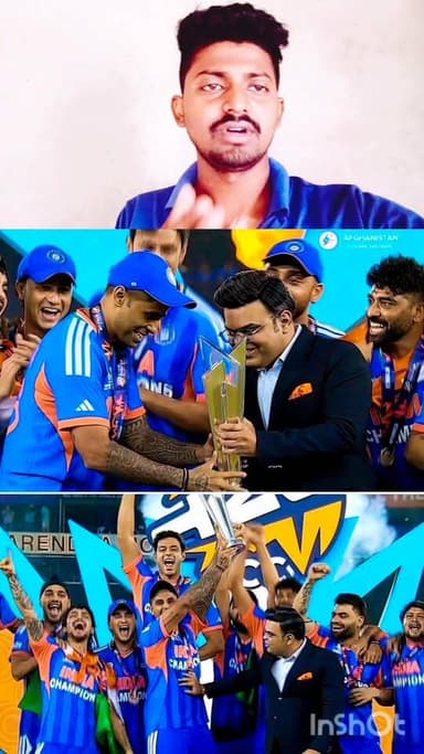 भारत ने न्यूजीलैंड को 96 रन से हराया फाइनल मुकाबले में #tilakvarma #AxarPatel #suryakumaryadav #T20WorldCup2026 #hardikp...