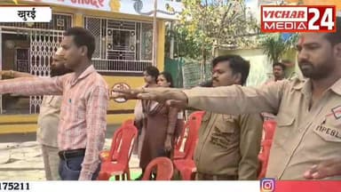 जब दूसरों को उजाला देने वालों का हुआ सम्मान #khurai #khurainews #malthon #samman #vidyut #Lineman #bandri