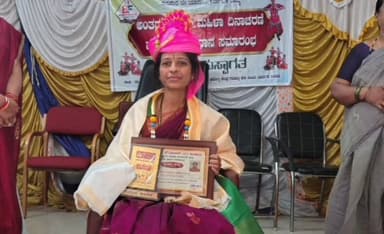 ಶೋರಾಪುರ: *ಶ್ರೀದೇವಿ ಹಿರೇಮಠಗೆ ಬಣಗಾರ ಪೌಂಡೇಷನ್ ವತಿಯಿಂದ ಉತ್ತಮ ಸೇವಕಿ ಪ್ರಶಸ್ತಿ