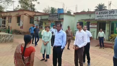 ରାଇରଙ୍ଗପୁୁର: ନିର୍ମାଣଧିନ ରାଇରଙ୍ଗପୁର SDH କାର୍ଯ୍ୟର ସମୀକ୍ଷା ଓ ଗୋରୁମହିଷାଣୀ CHC ପରିଦର୍ଶନ କଲେ ମୟୂରଭଞ୍ଜ ଜିଲ୍ଲାପାଳ